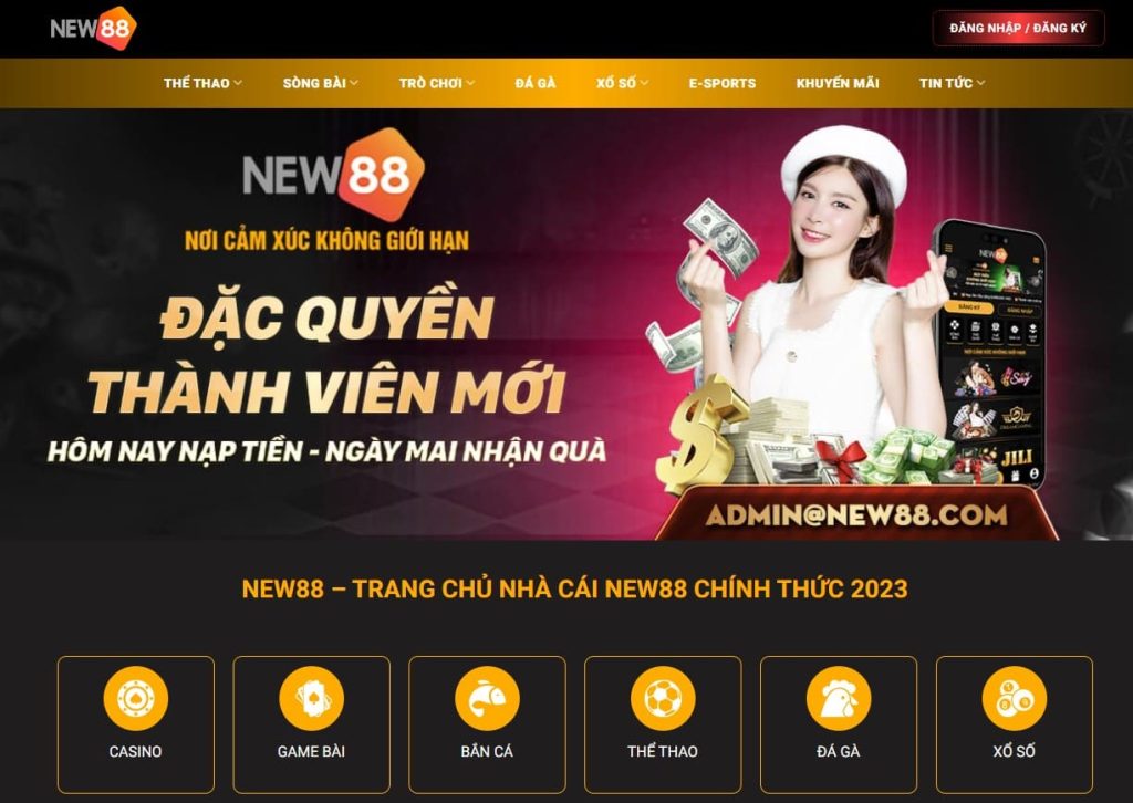 Trang chủ đăng ký New88